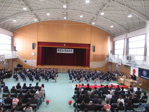 ⑥卒業式２
