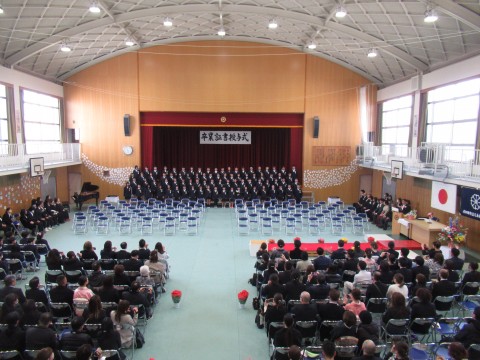 ⑧卒業式４